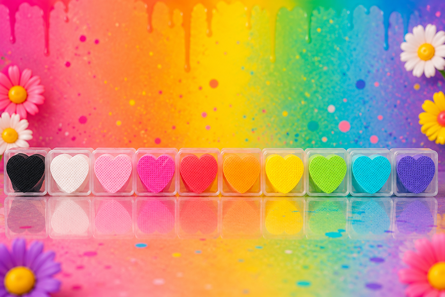 RAINBOW ADHESIVE WIPES