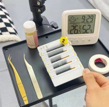 Tray holder for light